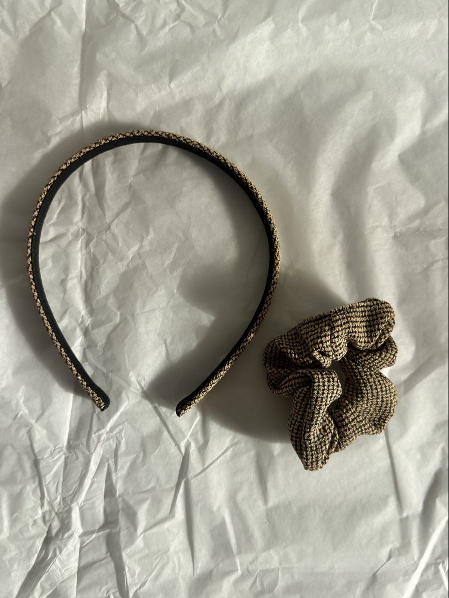 Haarschmuck: Haarband und Scrunchie Set gemustert, neu – Neu und originalverpackt aus Zürich von MaxZurich 2
