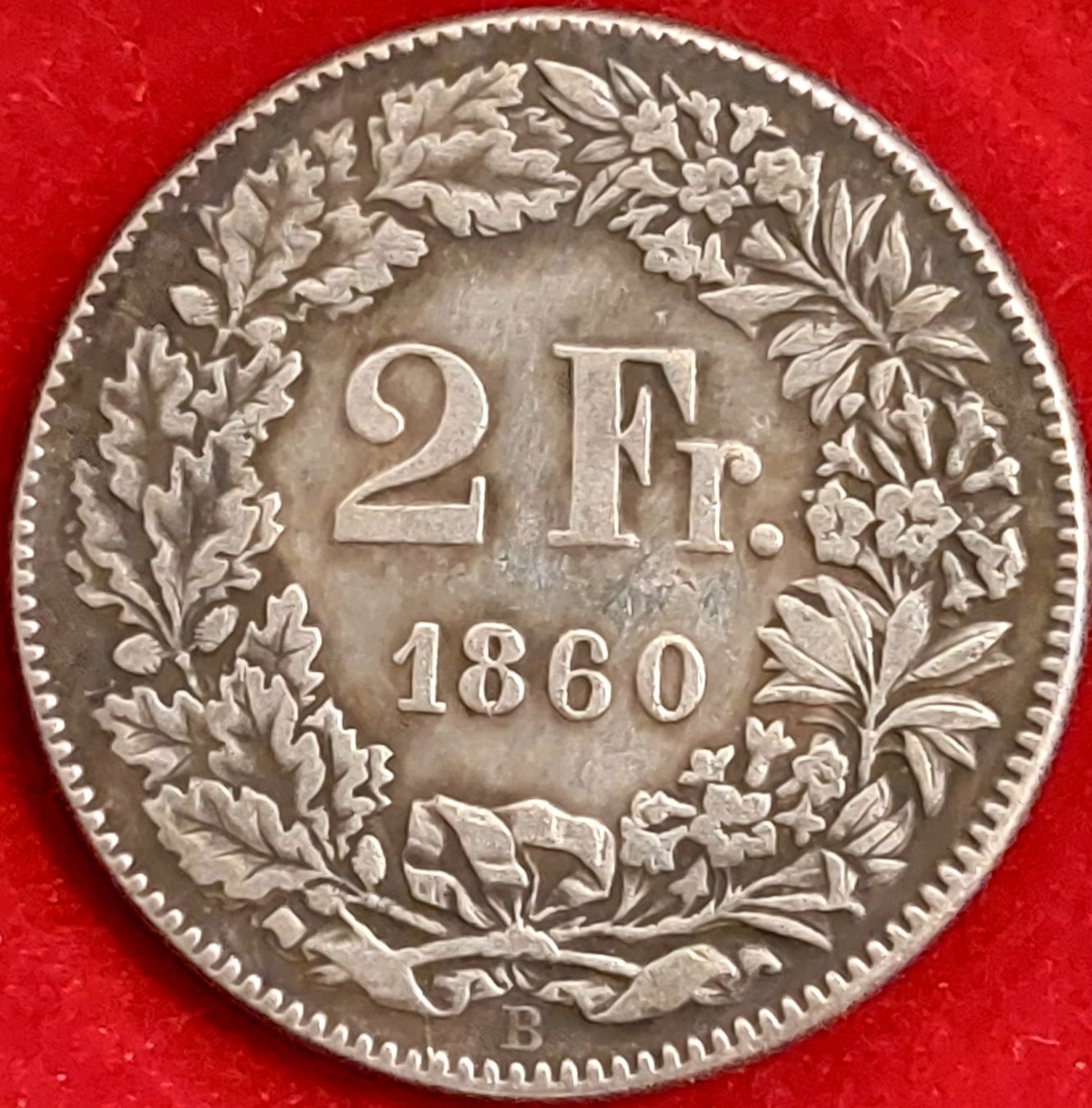 Alle Münzen: 2 Franken 1860 (Replica) – Gebraucht aus Arch von repros