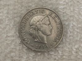 5 centimes/rappen 1914