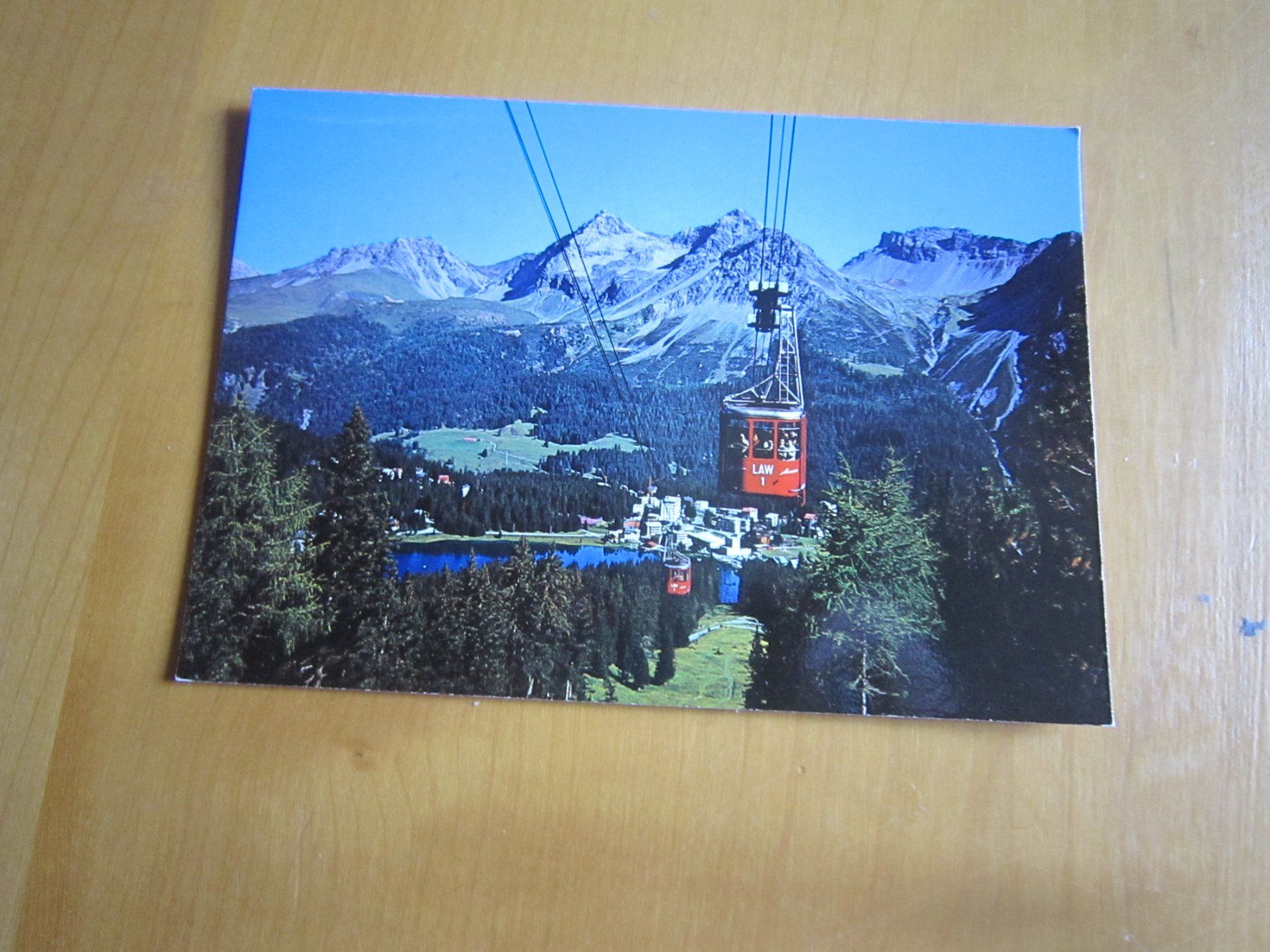 Ansichtskarten: AROSA Weisshorn Bahn Postkarten – Gebraucht aus Gordola von Polentaefung 4