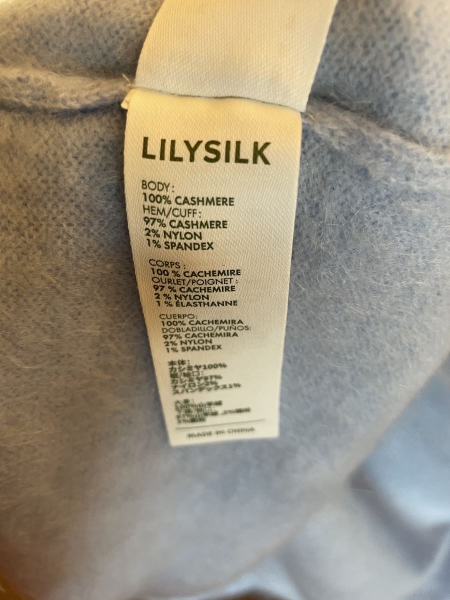 Maglioni & Felpe: Lilysilk Kaschmir Pullover, Hellblau, Gr. S, Neu mit Etikett – Nuovo e nell'imballaggio originale da Basel venduto da non_vn79 3