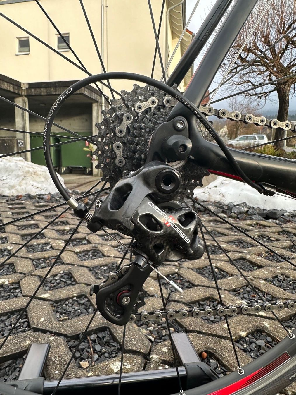 Campagnolo Velos: Specialized Tarmac SL2 Campagnolo Superrecord 11fach – Gebraucht aus Otelfingen von  2