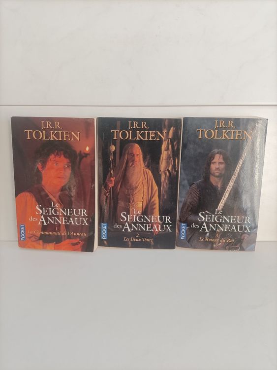Trilogie Le Seigneur Des Anneaux - Poster Sur Toile Rétro 3 Pièces 40x60 Cm - Art Mural Chambre Salon Cinéma