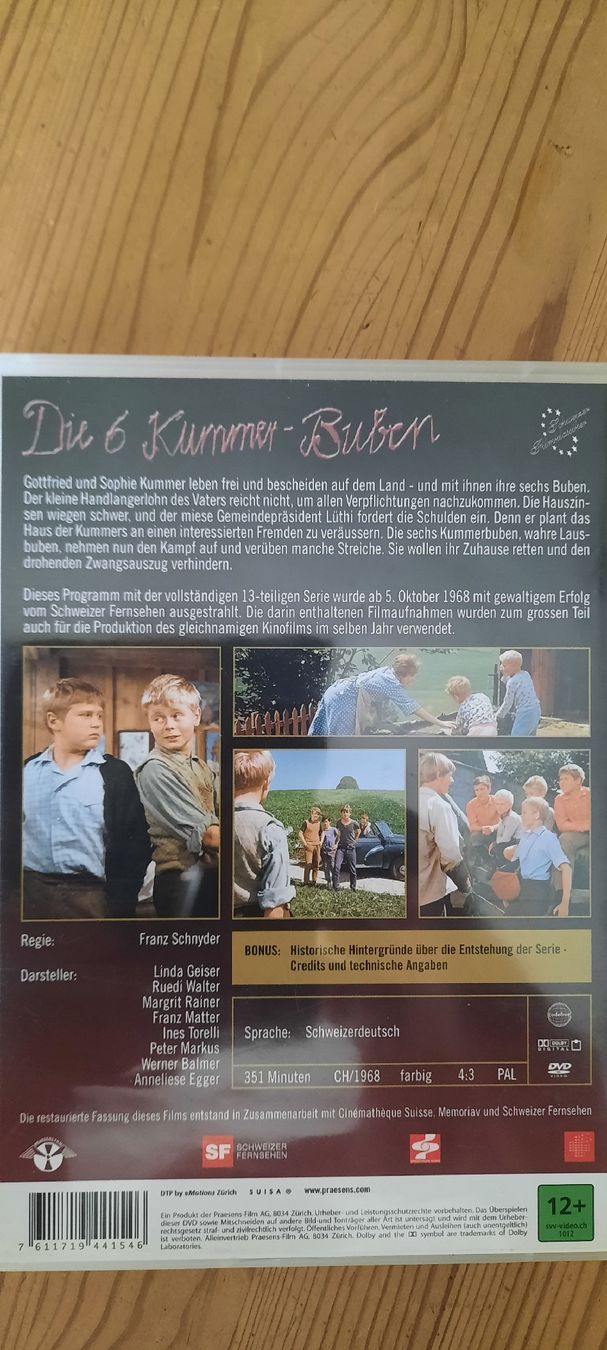 Tutti i DVDs: Die 6 Kummerbuben Doppel DVD-Edition 13-teilig! – Usato da Konolfingen venduto da the_5fqm 1