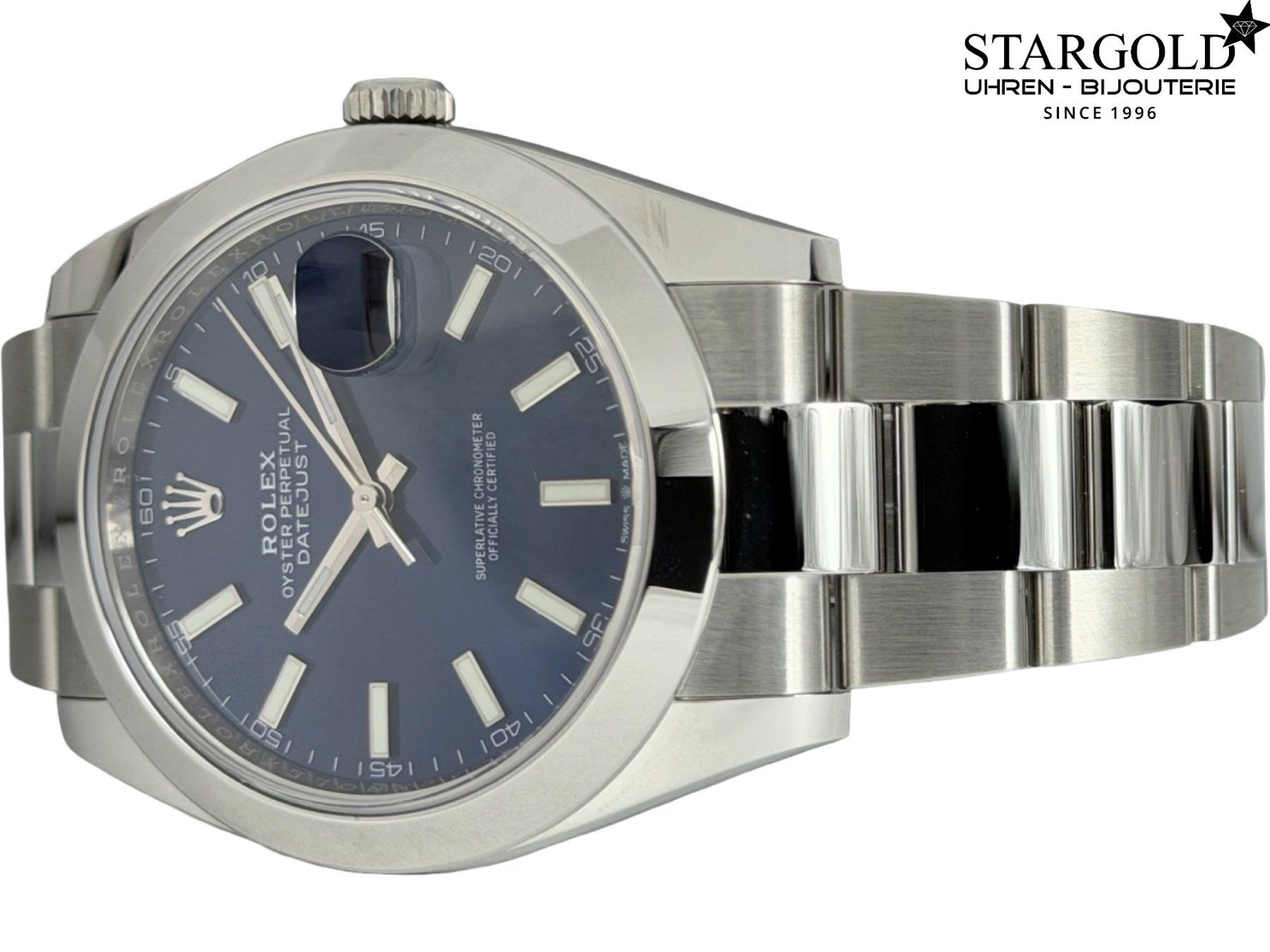 Rolex Montres: Rolex Datejust 41 blue - 126300 – D'occasion à Zürich par Stargold-Uhren 1