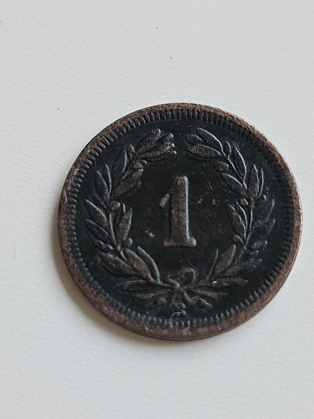 Toutes les monnaies: 1 Rappen 1853 – D'occasion à Pfäffikon ZH par Mrt. 1