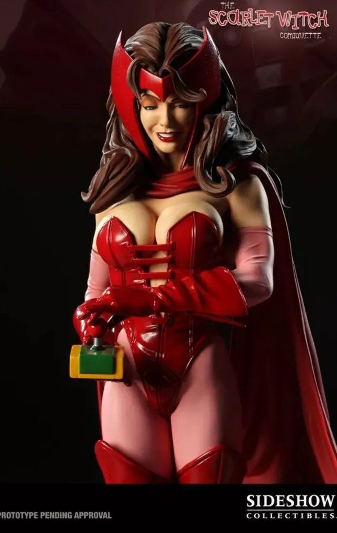 Statuette: Sideshow Scarlet Witch Comiquette Mark Brooks Statue – Usato da Oberentfelden venduto da FiguresAndGamesPlace 1