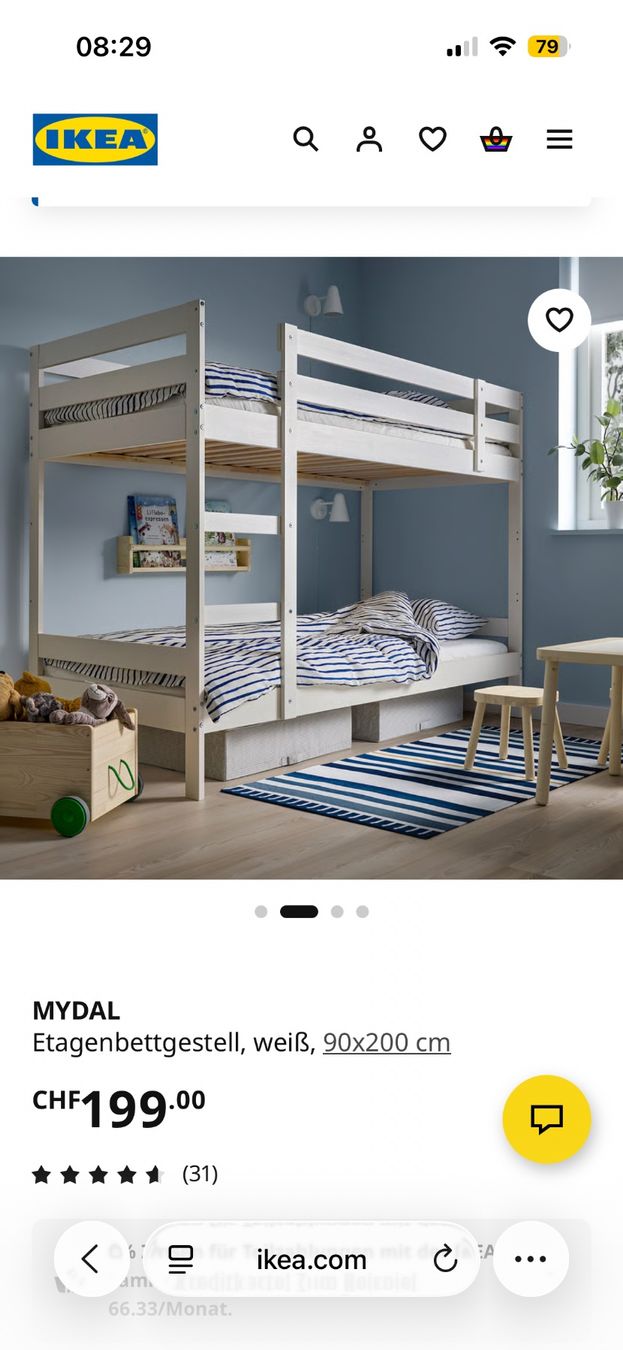 Ikea Betten: Mydal Hochbett Kinder IKEA – Gebraucht aus Zürich von manuunited 2