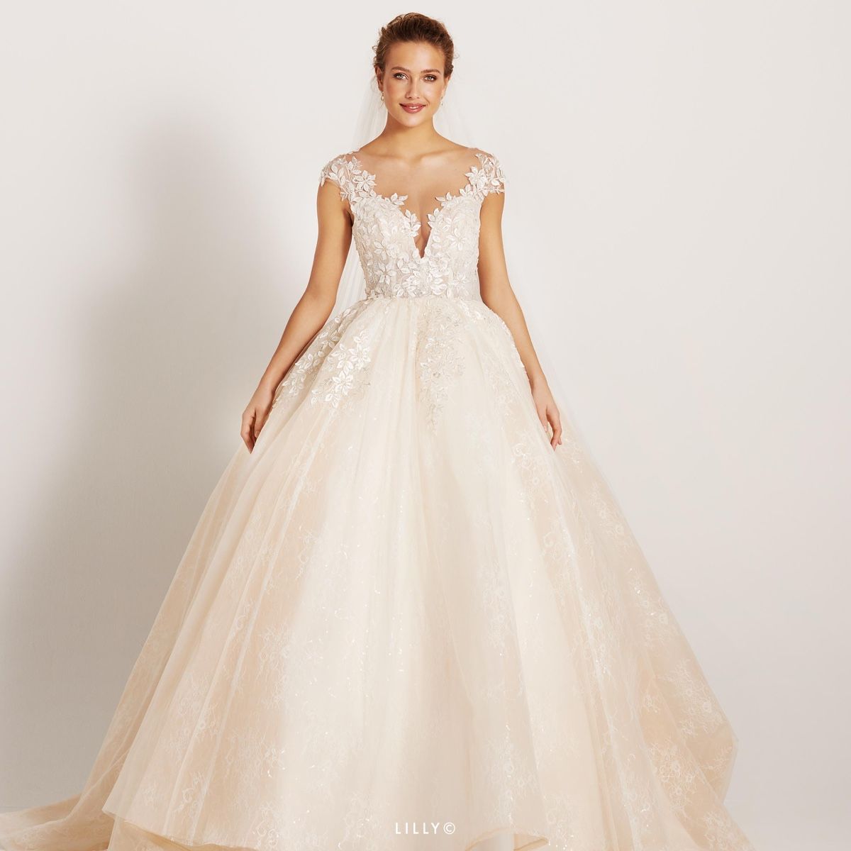 Vestiti: Prinzessin Brautkleid blush Gr. 38 – Nuovo (secondo la descrizione) da Winterthur venduto da Just_marry