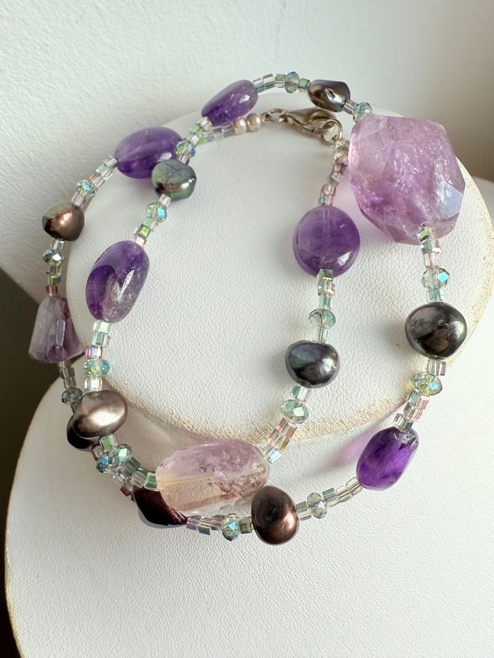 Swarovski Ketten: Unikat - Amethyst, Swarovski Collier NEU – Neu (gemäss Beschreibung) aus Basel von Chili007 4