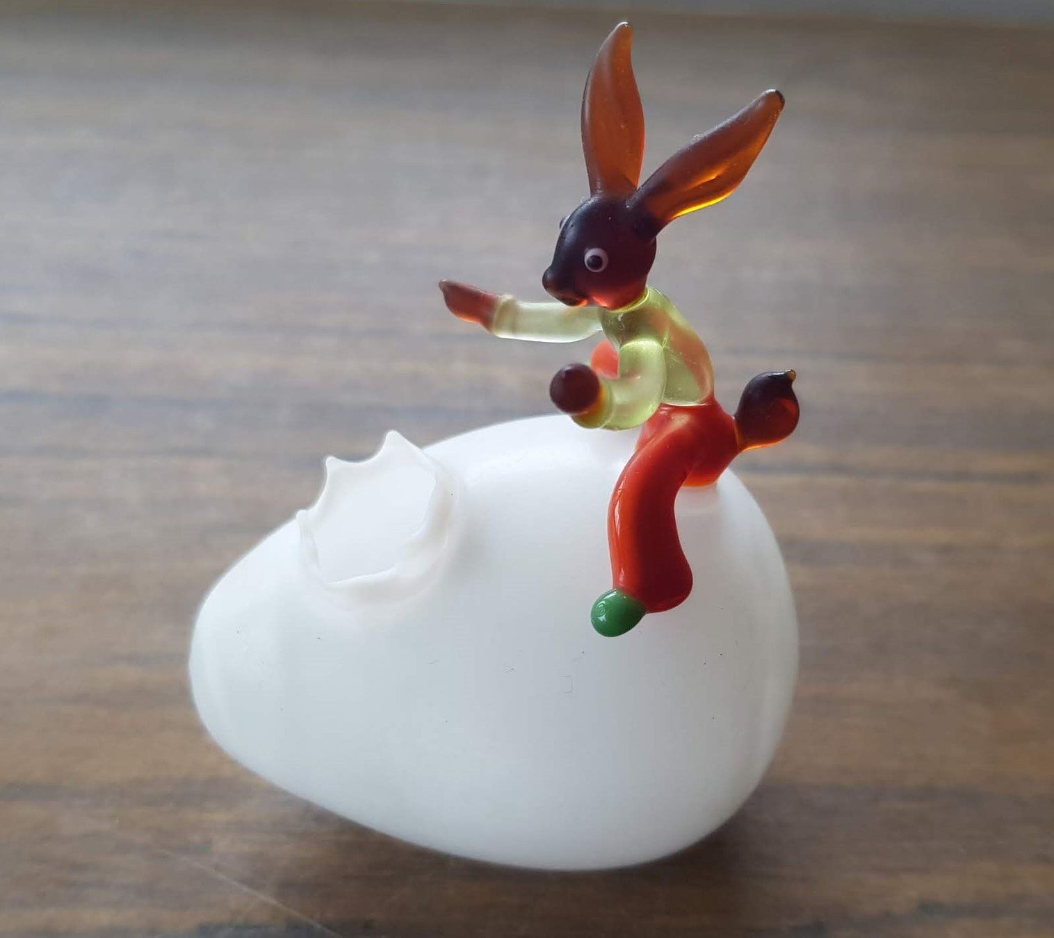 Statuette: Osterhase Glasfigur antik – Usato da Mörschwil venduto da antiksalon 5