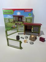 42420 Schleich Farm World Hasenstall mit Zubehör gebraucht
