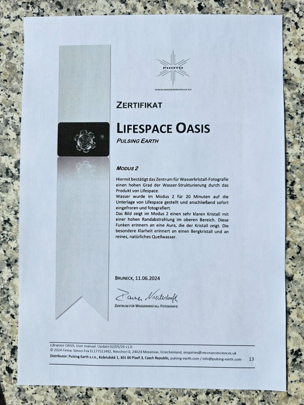 Attrezzature mediche: Lifespace OASIS Wasserenergetisierung – Nuovo (secondo la descrizione) da Münchenbuchsee venduto da pisa87 7
