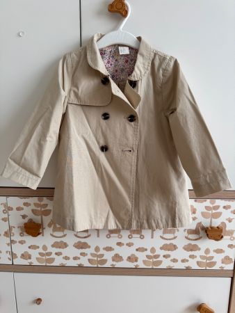 H&M Trenchcoat Grösse 92 Beige (NEU)