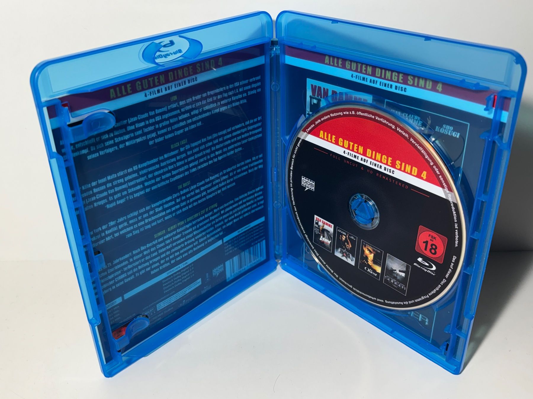 Alle DVDs: Leon / Black Eagle / The Quest / Slinger Blu Ray – Gebraucht aus Wilderswil von Mr.Fury 2