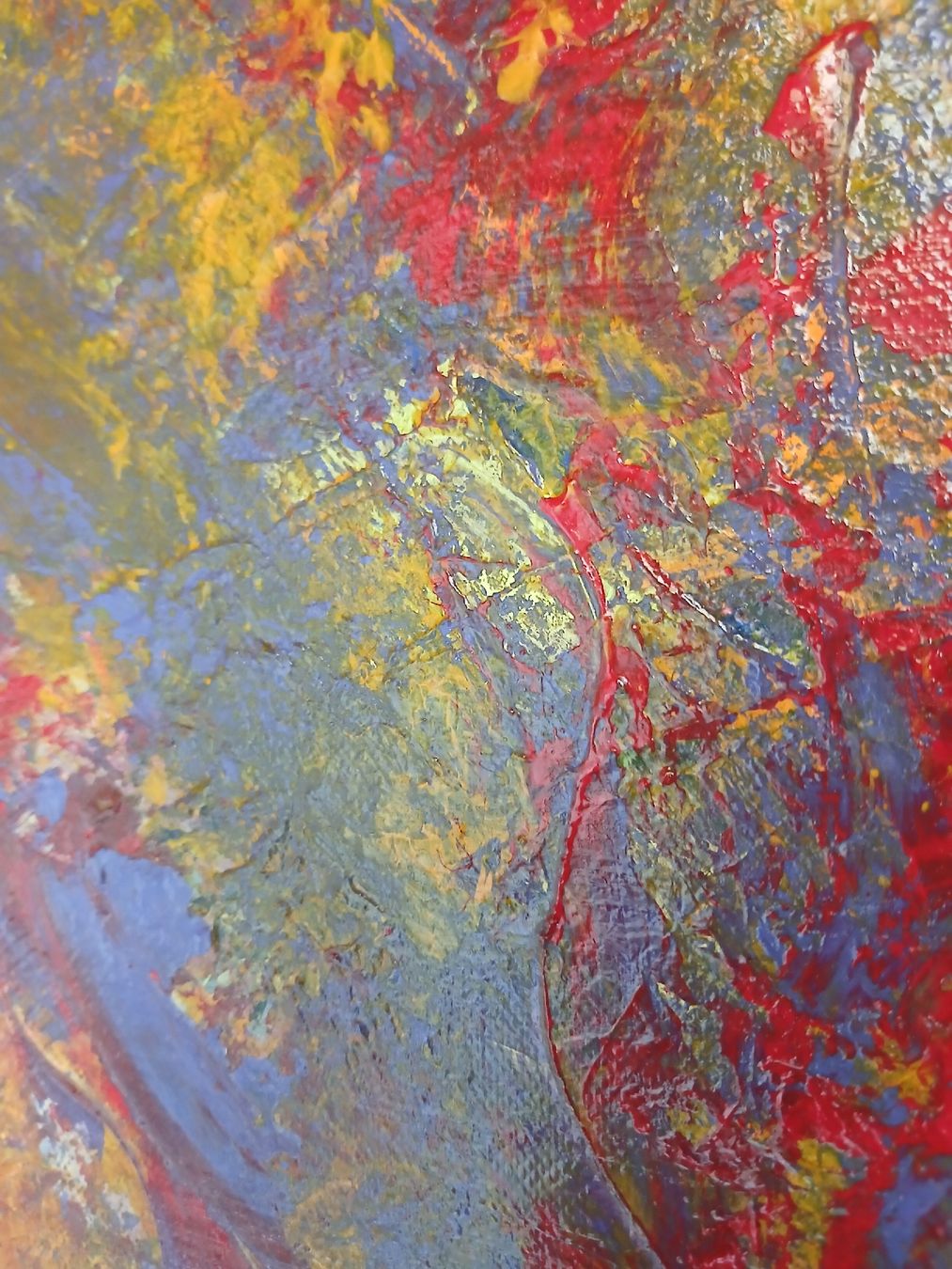Dipinti: Painting: "Fired Up", canvas frame, 30 x 40 cm – Nuovo e nell'imballaggio originale da Turbenthal venduto da viw_48fr 4