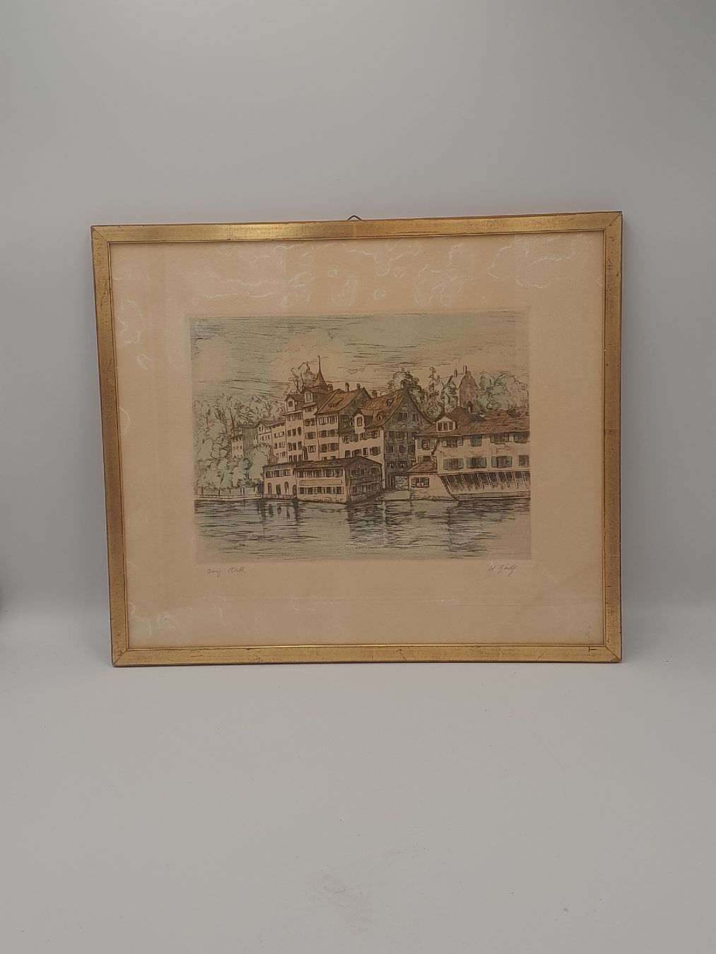 Grafica & Litografie: Zürich an der Limmat – Usato da Rossrüti venduto da Hansi778 2