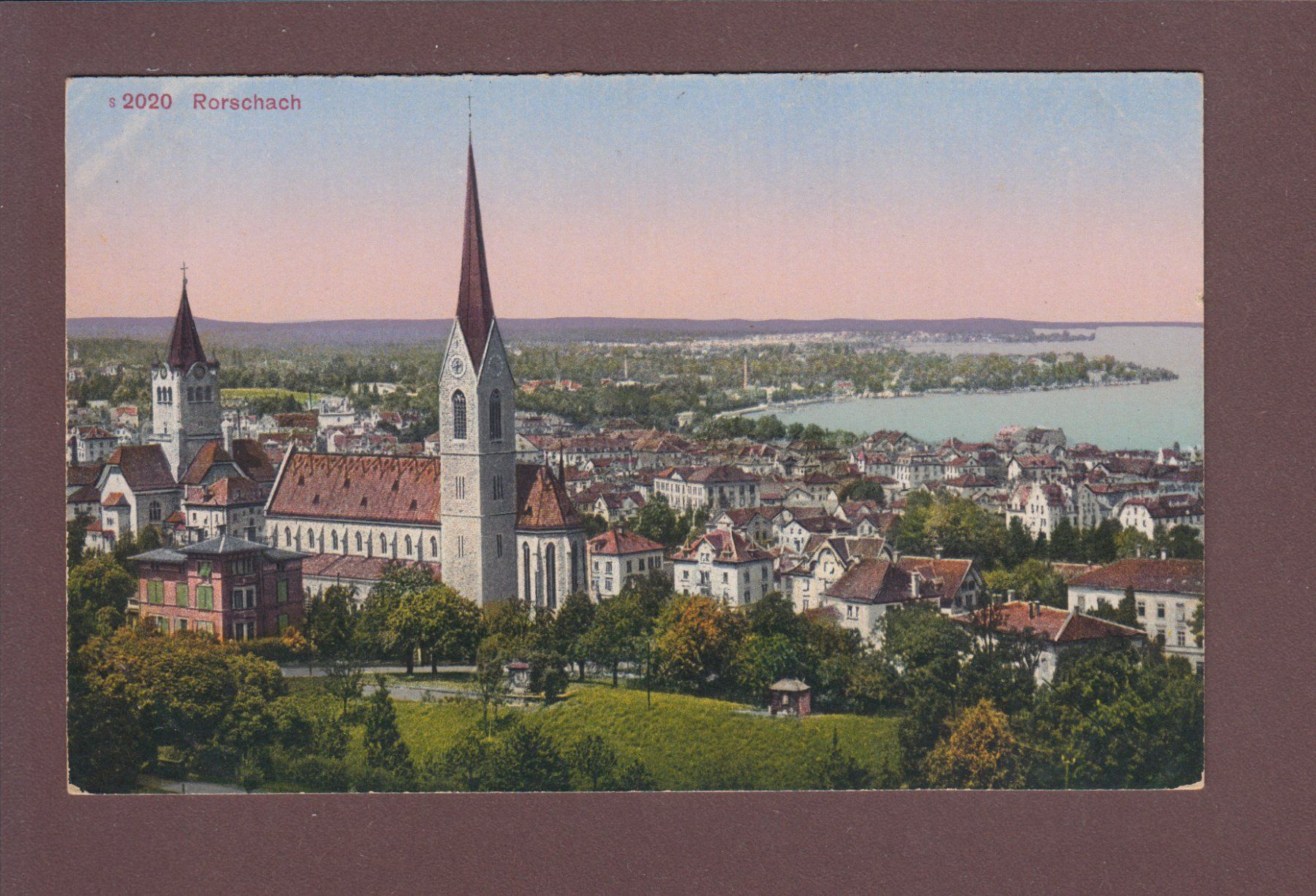 Ansichtskarten: RORSCHACH - Kirche – Gebraucht aus Pully von nicecards