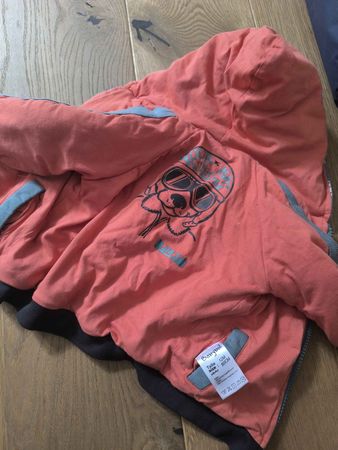 Manteau à capuche Babybol réversible taille 80 cm 12M