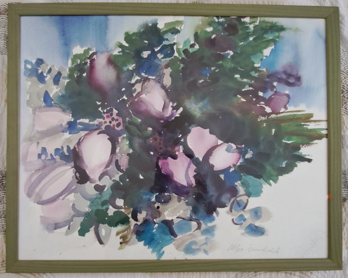 Dipinti: Aquarell Helga Friedrich – Usato da Wauwil venduto da Lton50