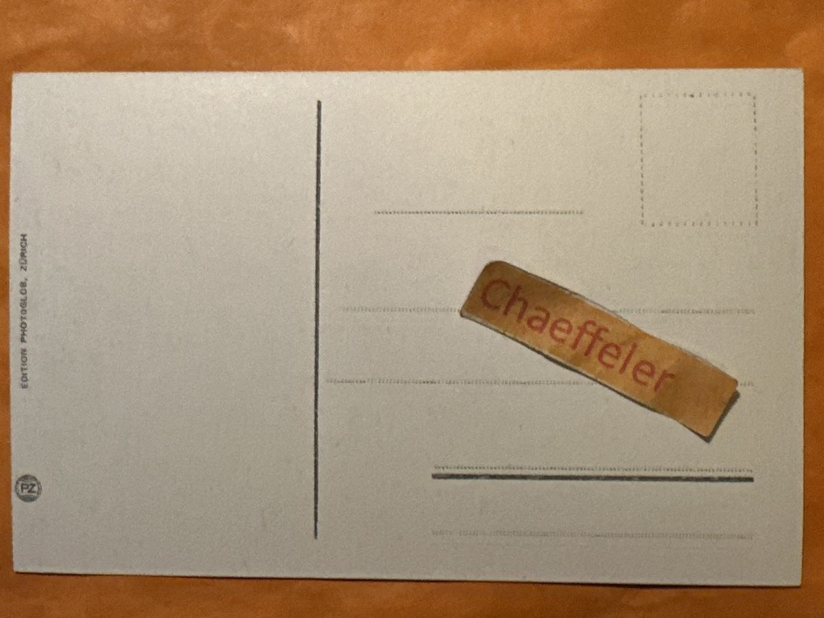Cartoline postali: Originale alte Ansichtskarte vom Kanton Glarus, Schweiz – Usato da Zürich venduto da Chaeffeler 1