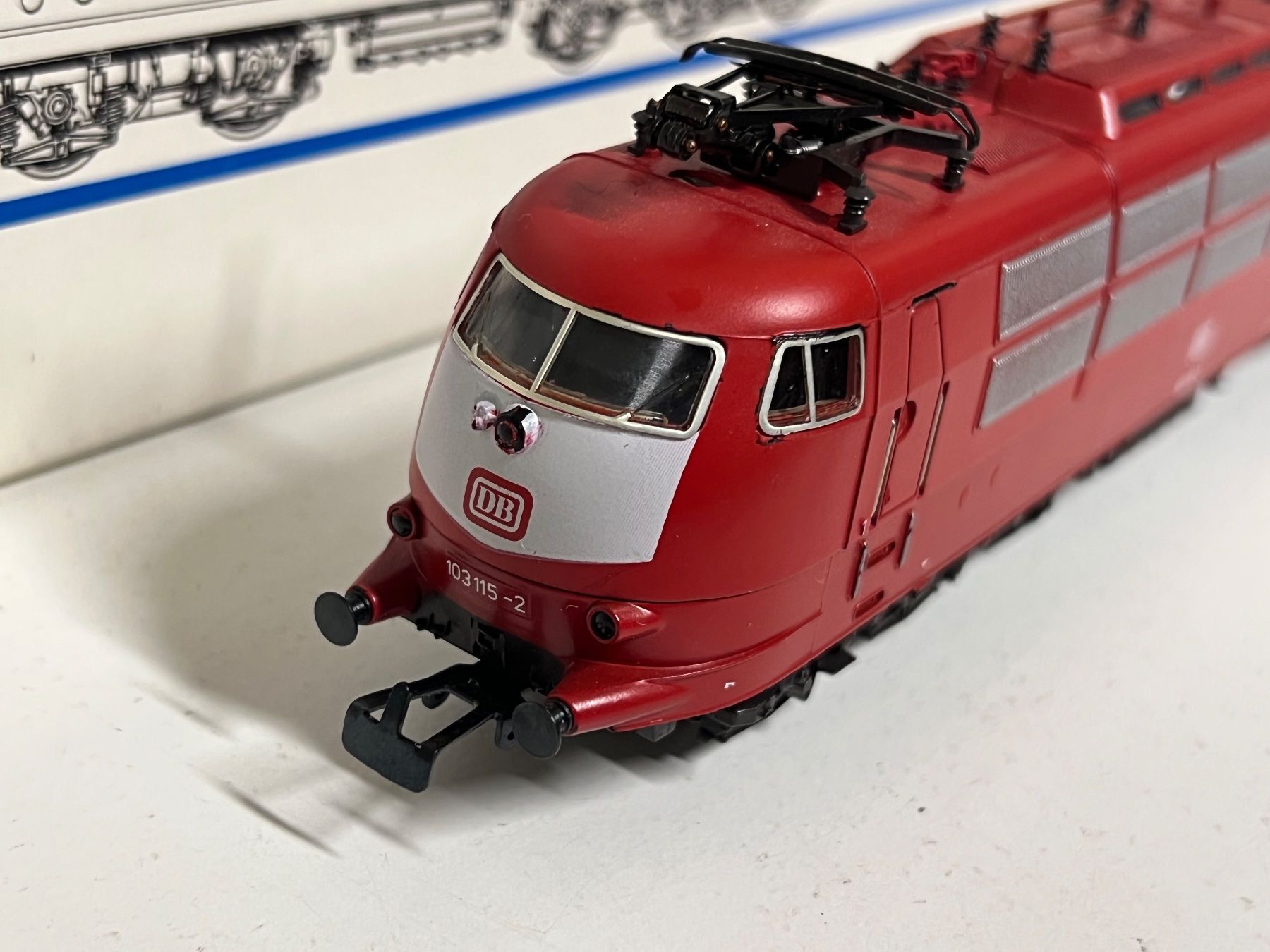 Märklin Modellini di ferrovie: Märklin 3358 BR 103   H0 AC ANALOG – Usato da Neuenhof venduto da ludovicco 3