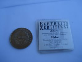 Türkei Sodnermünze 1998, Atatürk, 500000 Lira