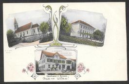 Wittnau drei Bilder Gasthaus zur Krone Bäckerei Businger etc