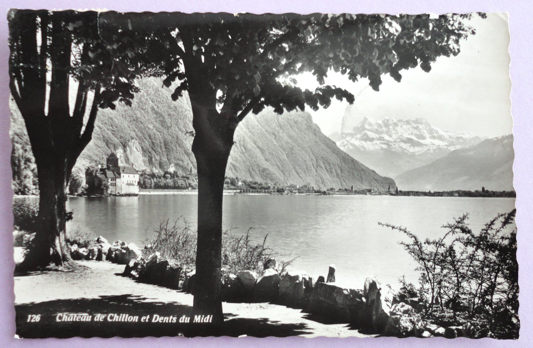 Cartoline postali: Château de Chillon et Dents du Midi – Usato da Fétigny venduto da Billy2miny