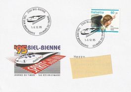 Tag der Briefmarke 19795 Biel,  Karte