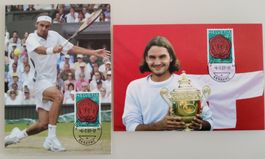 Roger Federer, 2003, Sonderpostkarten 1. Sieg Wimbledon
