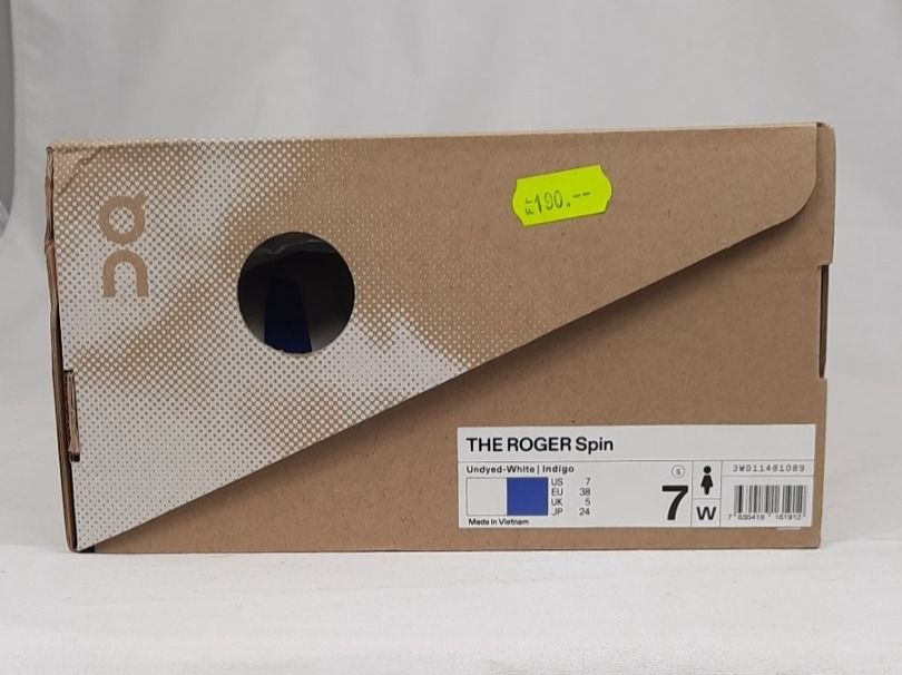 On Scarpe da uomo: ON the Roger Spin Sneaker weiss indigo Gr. 38 – Nuovo e nell'imballaggio originale da Seuzach venduto da VT-Collections1 8