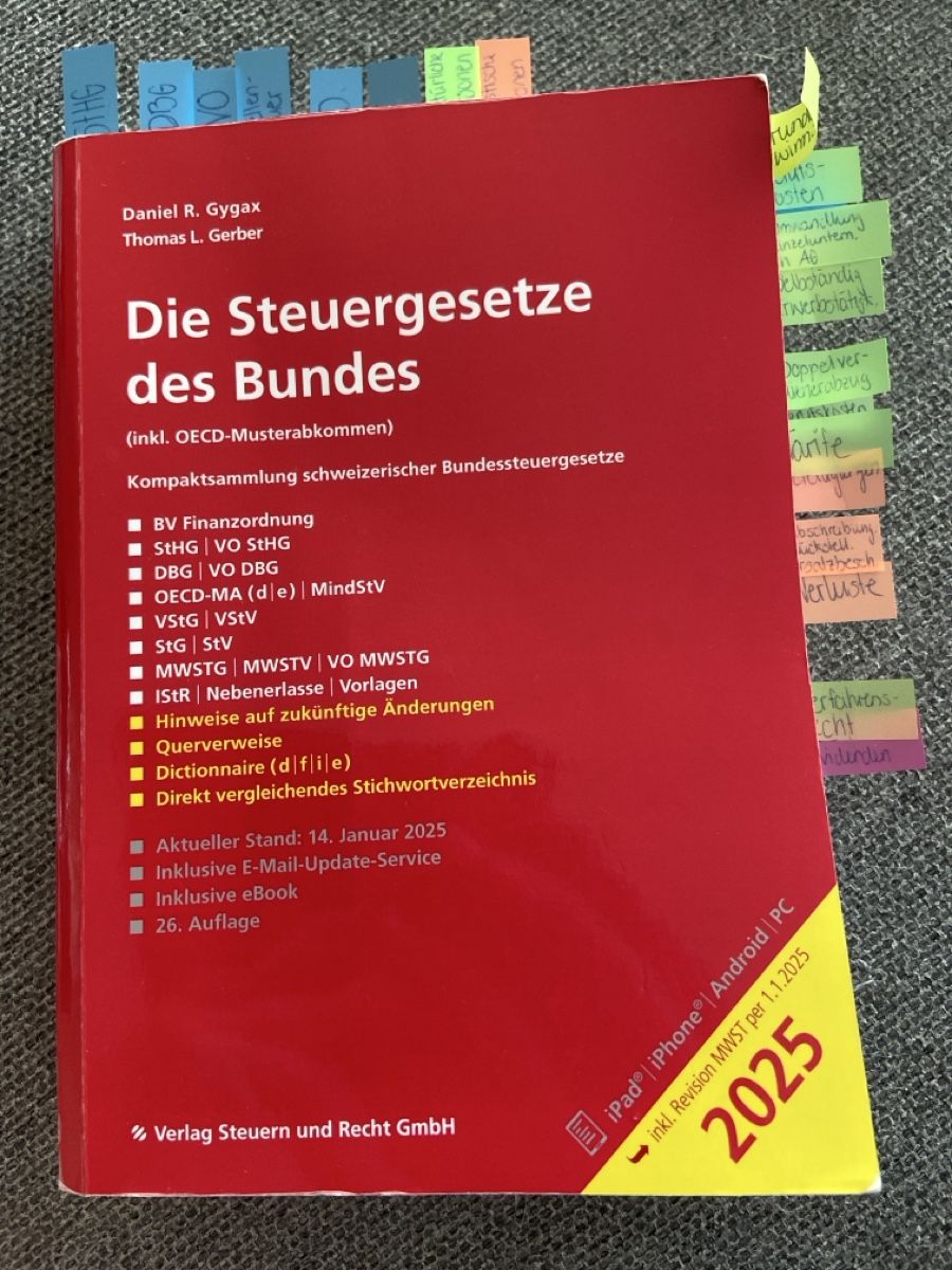 Libri: Die Steuergesetze des Bundes 2025 – Usato da Eschenbach LU venduto da syle1985