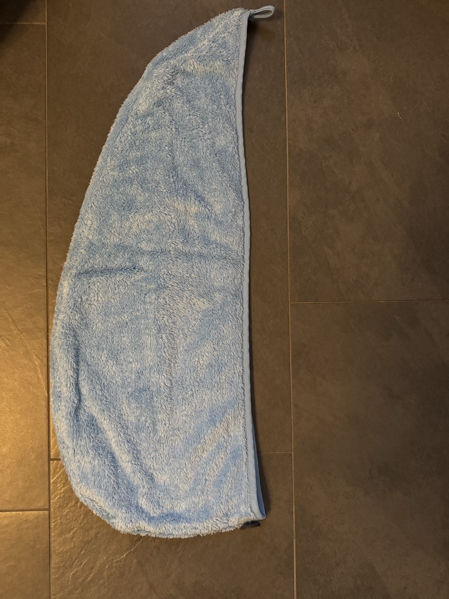 Teli da bagno: Haarturban Buscher hellblau mit Knopf – Nuovo (secondo la descrizione) da Allschwil venduto da smm_v2vt
