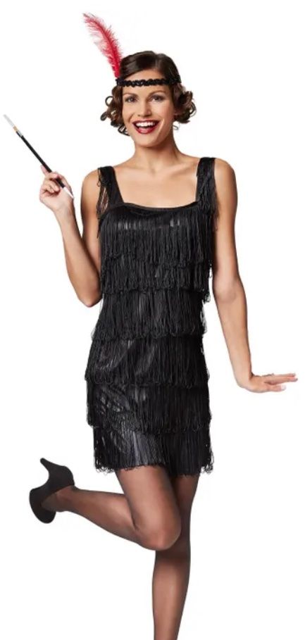 Costumi: Frauenkostüm Charleston Gr. S – Nuovo e nell'imballaggio originale da Oberegg venduto da MR-shop