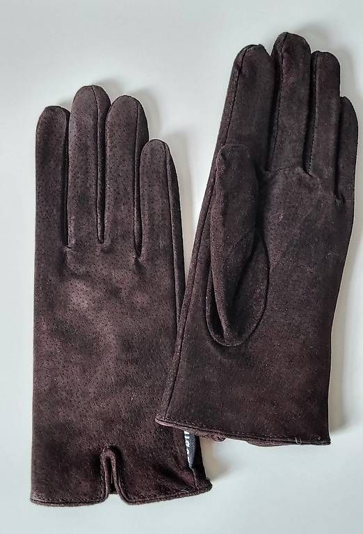 Guanti & manicotti: Handschuhe Wildleder Schokobraun von Rodier – Usato da Duggingen venduto da lot-of-fun 1