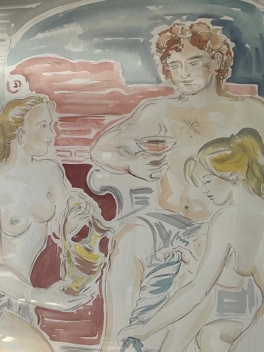 Foto & Immagini: Originalgemälde, Junger Bacchus 2007, Unikat, Simone Erni – Usato da Luzern venduto da Venedig123 3
