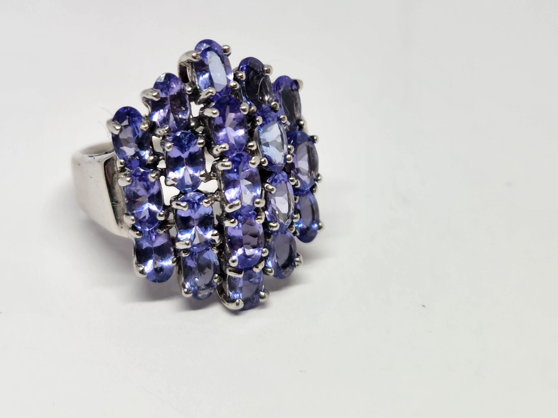 Anelli: Iolite Ring, in Massivem Silber 925, – Usato da St. Gallen venduto da GIULESGG