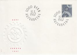 1967 448 FDC 13.3.1967 Zahnräder