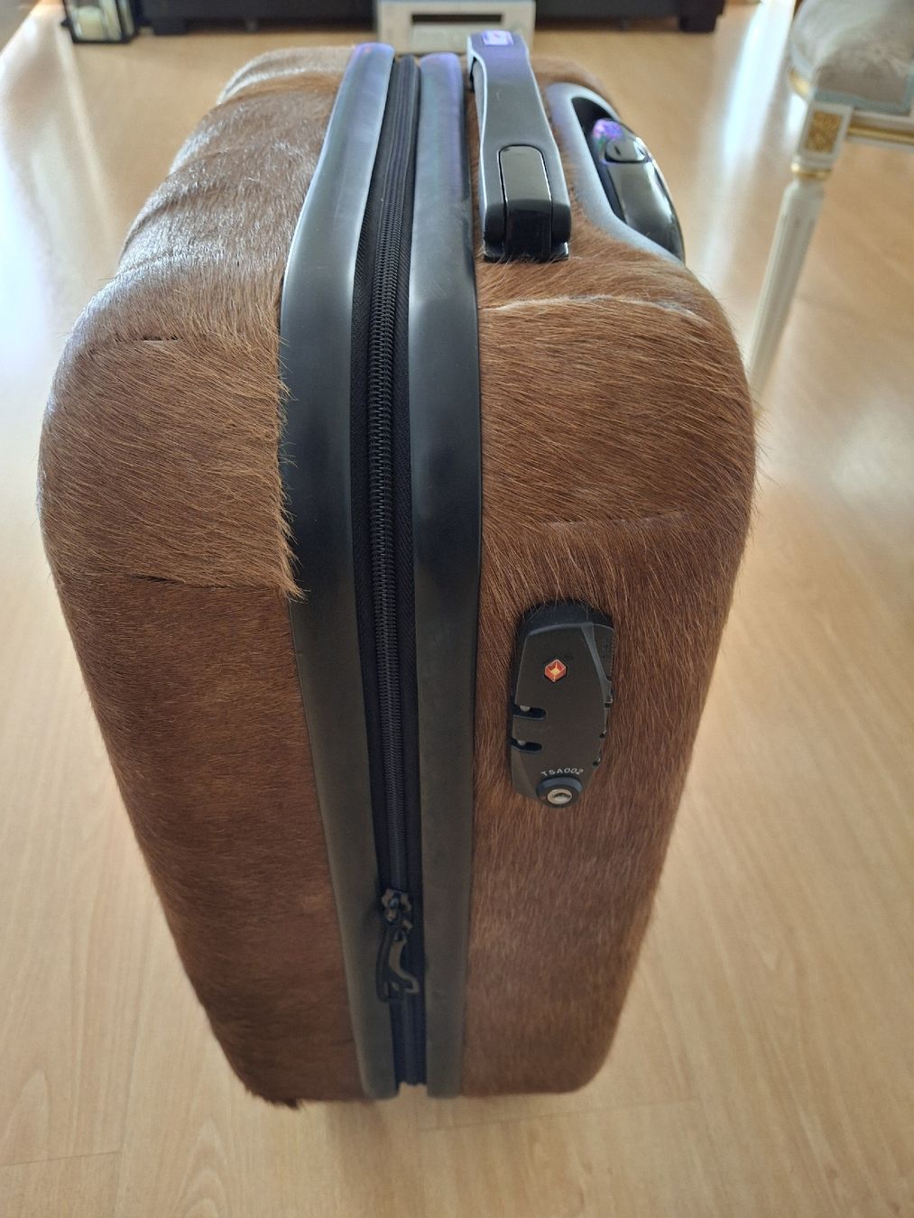 Valigie: Pack Easy Hartschalenkoffer braun mit Fell – Nuovo (secondo la descrizione) da Luzern venduto da Sicilia0711 3