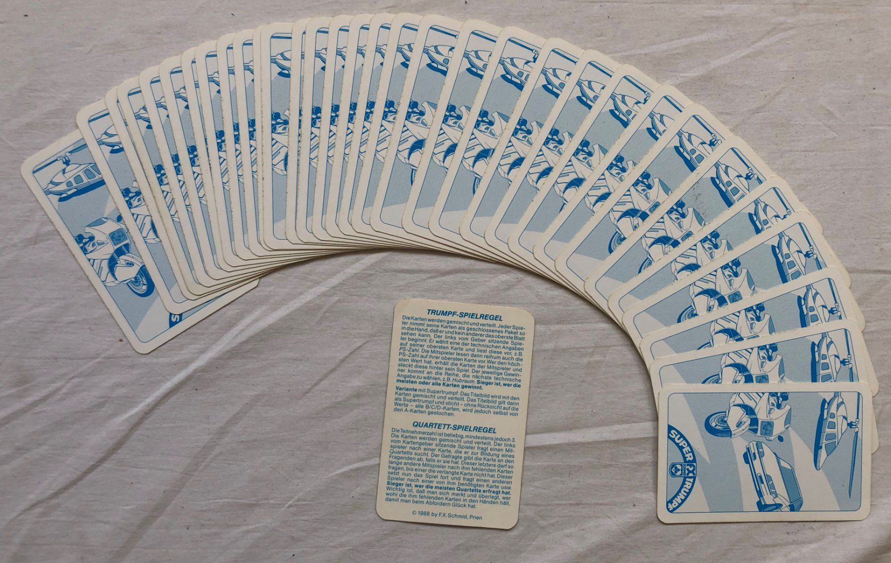 Spiele: Quartett - DIE NEUEN - F.X.Schmid - 1988 – Gebraucht aus Schaffhausen von durruti 4