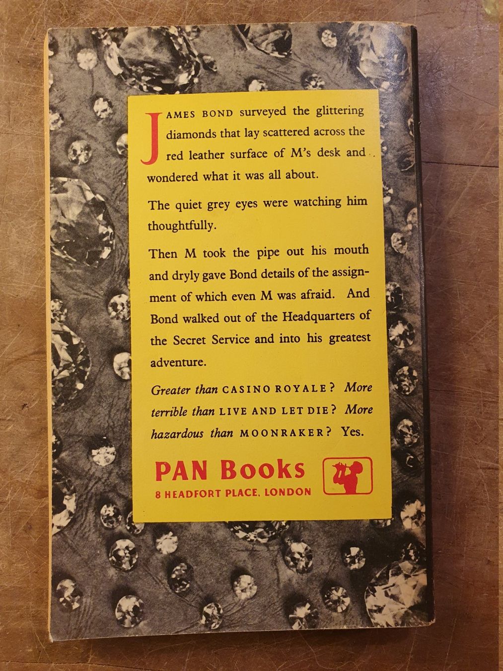 Libri: Diamonds Are Forever - Ian Flemming – Usato da Zürich venduto da loosebone 7