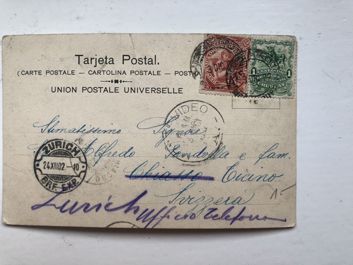 Ansichtskarten: 5 exotische antike URUGUAY Ansichtskarten MONTEVIDEO – Gebraucht aus Lufingen von Rac0 5