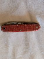 Couteau Suisse Victorinox Pioneer Alox rouge vintage (513)