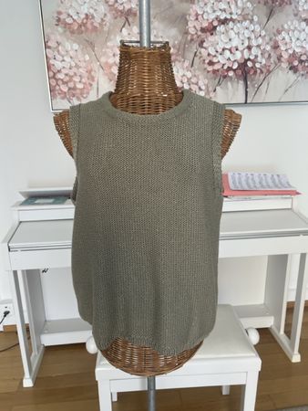 Olsen Strick-Gilet, Khaki, 38