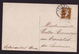 Tell 123III sur carte postale , cachet PUIDOUX