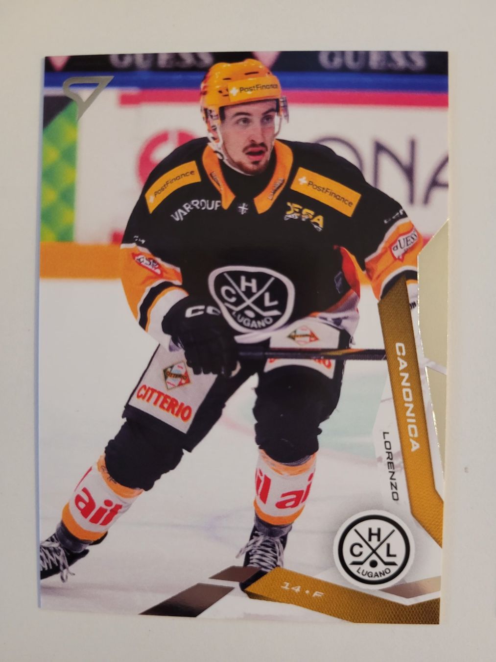Sportzoo Carte collezionabili: 2025/26 HC Lugano Lorenzo Canonica base – Usato da Bauma venduto da Yotanke