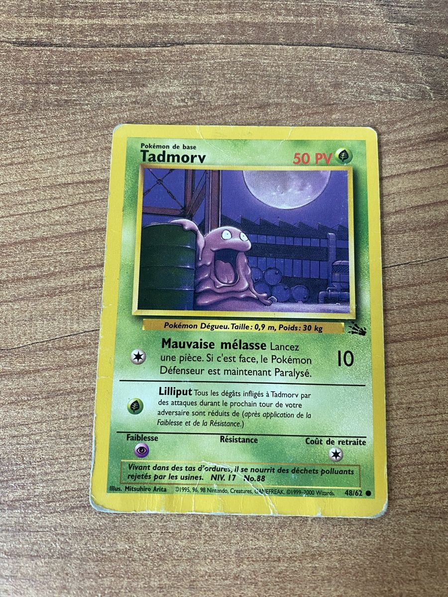 Pokémon Sammelbilder & Trading cards: 2000 Carte Pokémon Tadmorv 48/62 – Gebraucht aus Rossemaison von Carduelis