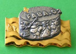 Basler Fasnachtsplakette Gold  2002