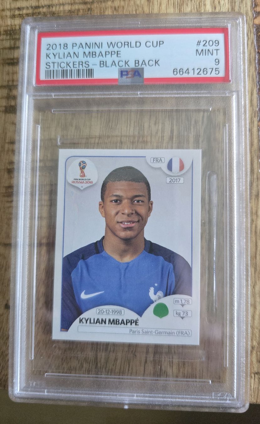 Panini Carte collezionabili: Kylian Mbappé - PSA 9 – Usato da Rotkreuz venduto da Titotesla